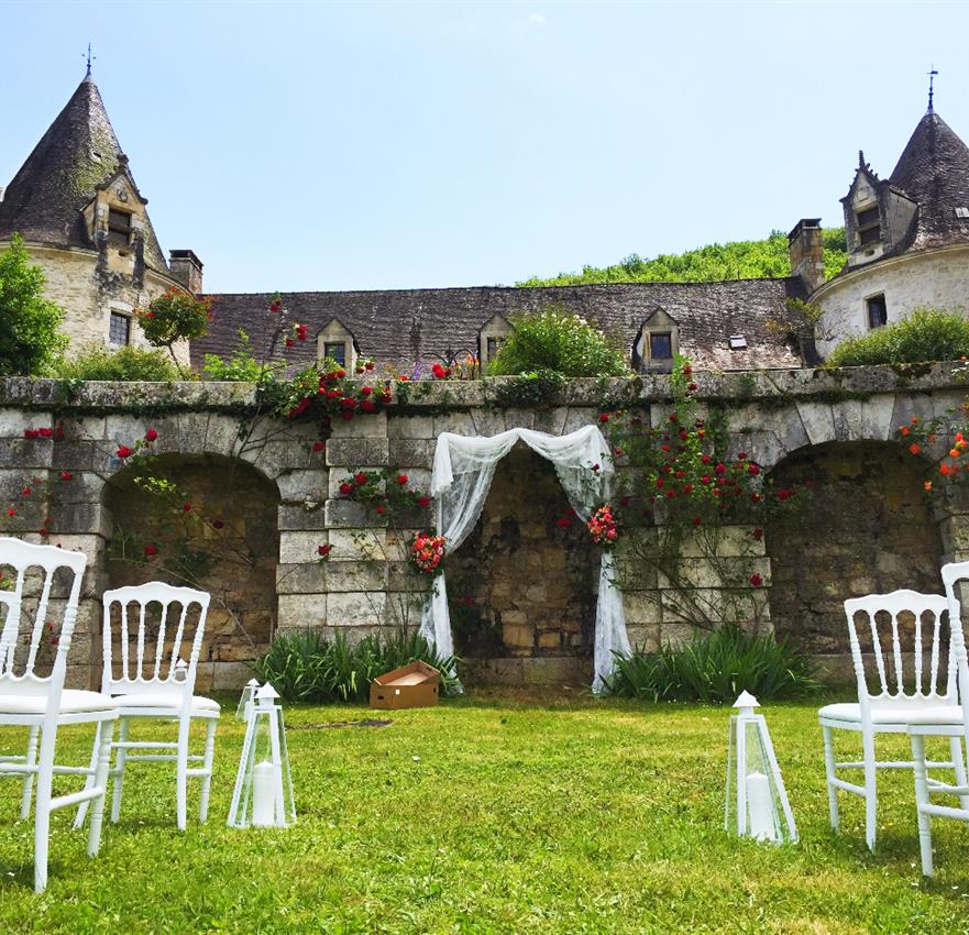Cérémonie au château - Château la fleunie