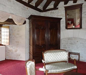 Chambre Luxe en Tour au Château Hôtel 3 étoiles Restaurant La Fleunie à Condat-sur-Vezere proche des Grottes de Lascaux et Sarlat en Dordogne - Périgord Noir