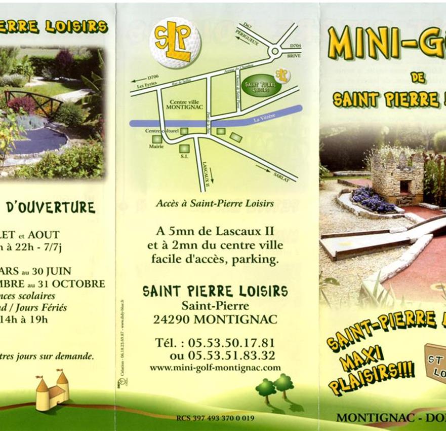 Mini-Golf à Montignac proche du Château Hôtel 3 étoiles Restaurant La Fleunie à Condat-sur-Vezere proche des Grottes de Lascaux et Sarlat en Dordogne - Périgord Noir - Château la fleunie
