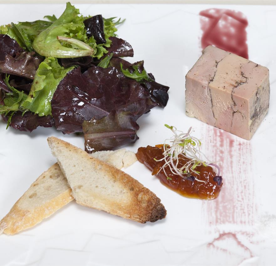 Terrine de foie gras - Château la fleunie